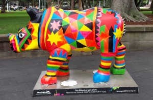 Coloured Rhino