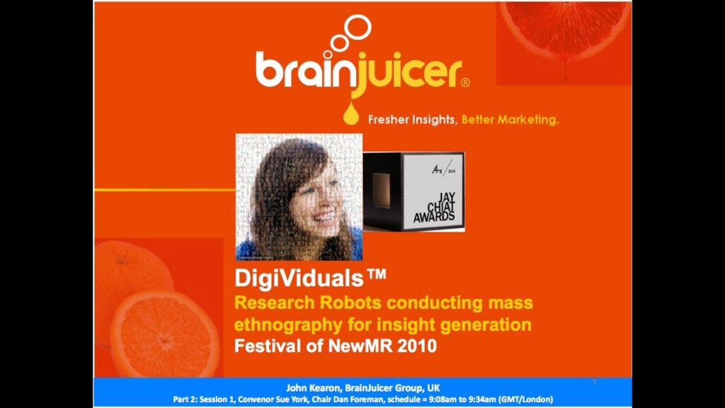 DigiViduals™ Research Robots conducting mass ethnography for insight generation
