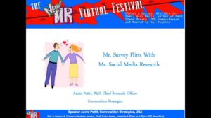 Mr Survey Flirts with Ms Social Media Research