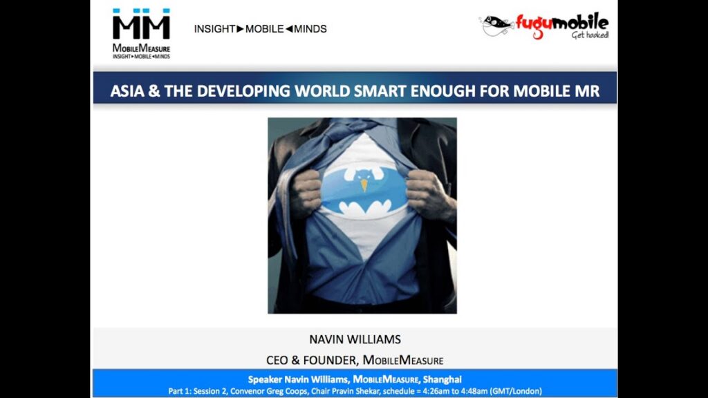 Asia and the Developing World – Smart Enough for Mobile MR