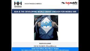 Asia and the Developing World – Smart Enough for Mobile MR