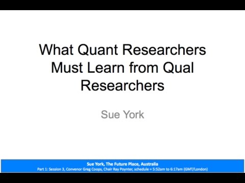 What Quant researchers must learn from Qual researchers