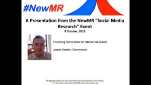 Enriching Social Data for Market Research