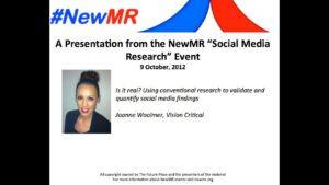 Is it real? Using conventional research to validate and quantify social media findings