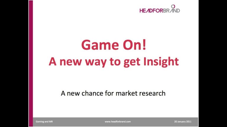 Game On! A new way to get Insight