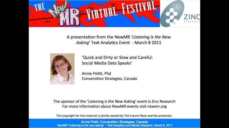 Quick and Dirty or Slow and Careful: Social Media Data Speaks