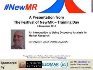 An Introduction to Using Discourse Analysis in Market Research