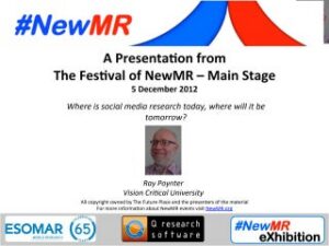Where is social media research today, where will it be tomorrow?