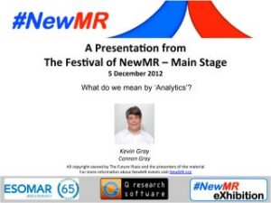 What Do We Mean by ‘Analytics’?
