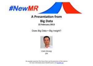 Does Big Data = Big Insight?