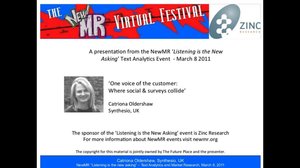 One Voice of the Customer: Where Social and Surveys Collide