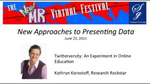 Using Social Media to Boost Market Research Learning: The Twitterversity Experiment