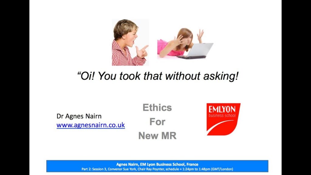 Oi! You Took That Without Asking! Ethics for New MR