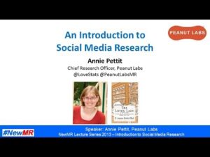 Introduction to Social Media Research
