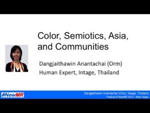 Colour, semiotics, Asia, and communities