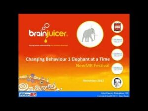 Changing Behaviour One Elephant At a Time – Applying Behavioural Science to Brand Building