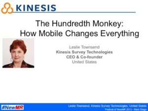A Hundred Monkeys: How Mobile Changes Everything