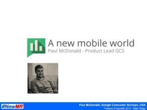 A new mobile world: How the growth of mobile computing is changing the world, and promise of duel-frame internet based research