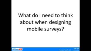 The Essentials of Mobile Market Research