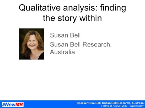 Introduction to Qualitative Analysis – Finding the Story