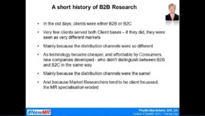 An introduction to B2B Research