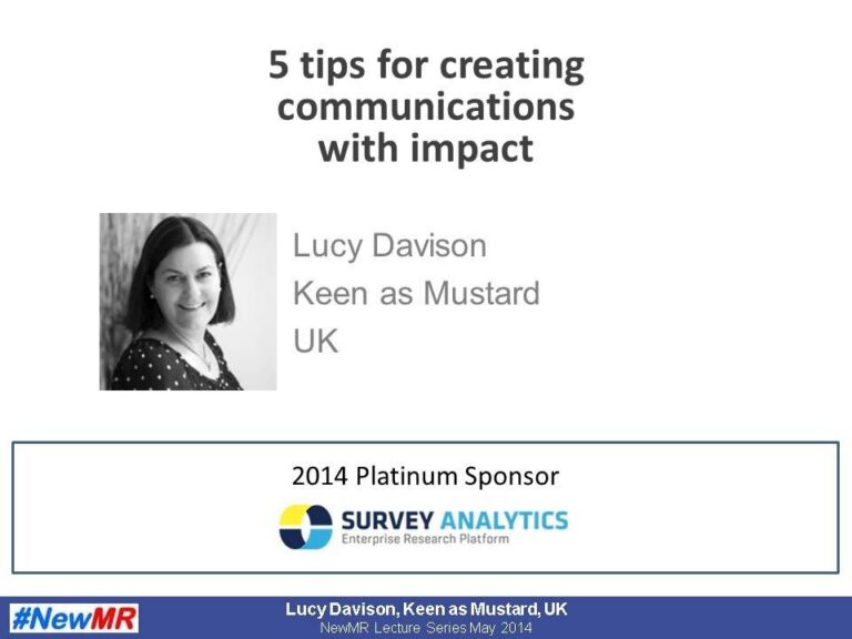 Research Communications: Getting It Right