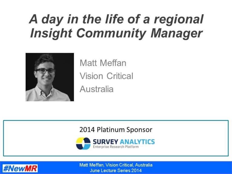 A day in the life of a regional Insight Community Manager