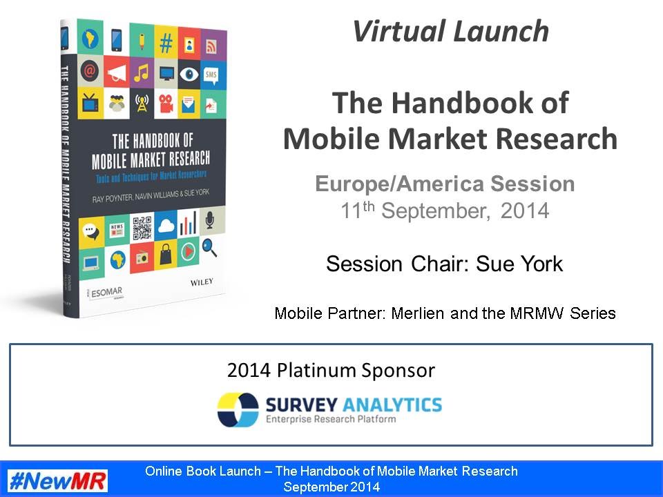 Handbook of Mobile Market Research – Session 2 – Americas & Europe