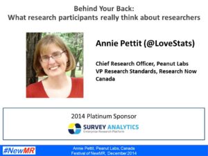 Behind Your Back: What research participants really think about researchers