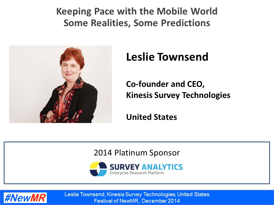 Keeping Pace with the Mobile World: Some Realities, Some Predictions