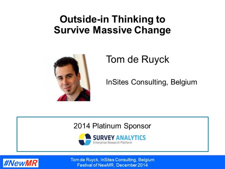 Outside-in Thinking to Survive Massive Change