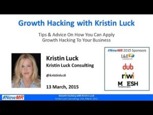 Growth Hacking with Kristin Luck