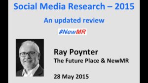 Social Media Research in 2015, Ray Poynter