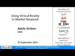 Using Virtual Reality in MR