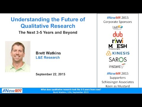 What does qualitative research look like 3-5 years from now?