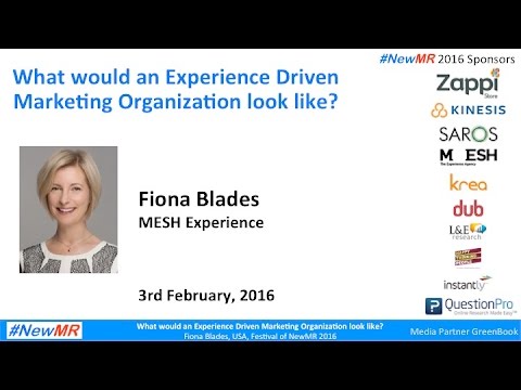 What would an Experience Driven Marketing Organization look like?