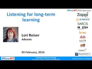 Listening for long-term learning