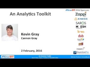 An Analytics Toolkit