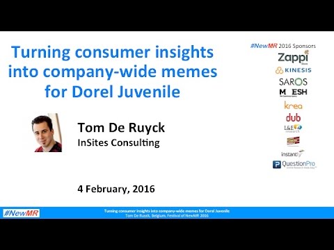 Turning consumer insights into company-wide memes for Dorel Juvenile