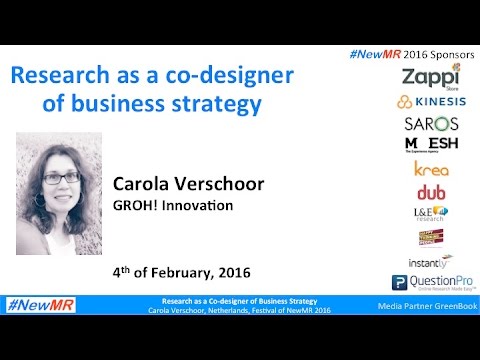 Research as a co-designer of business strategy