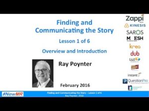 Find and Communicate the Story – Lesson 1 – Overview and Introduction