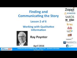 Find and Communicate the Story – Lesson 2 – Qualitative Information