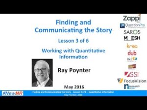 Find and Communicate the Story – Lesson 3 – Quantitative Information