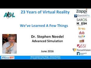 23 Years Of Virtual Reality – What Have We Learned?