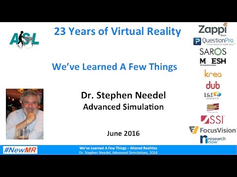 23 Years Of Virtual Reality – What Have We Learned?
