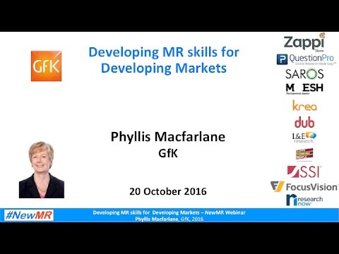 Developing MR skills for developing markets