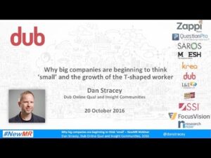 Why big company workers are being encouraged to behave like small company workers and the emergence of the T-shaped worker