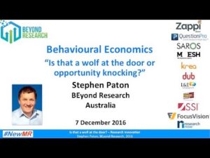 Behavioral Economics – Is that a wolf at the door or opportunity knocking?