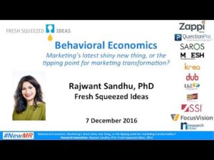 Behavioural Economics: Marketing’s latest shiny new thing, or the tipping point for marketing transformation?