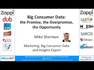 Big Consumer Data: the Promise, the Overpromise, the Opportunity